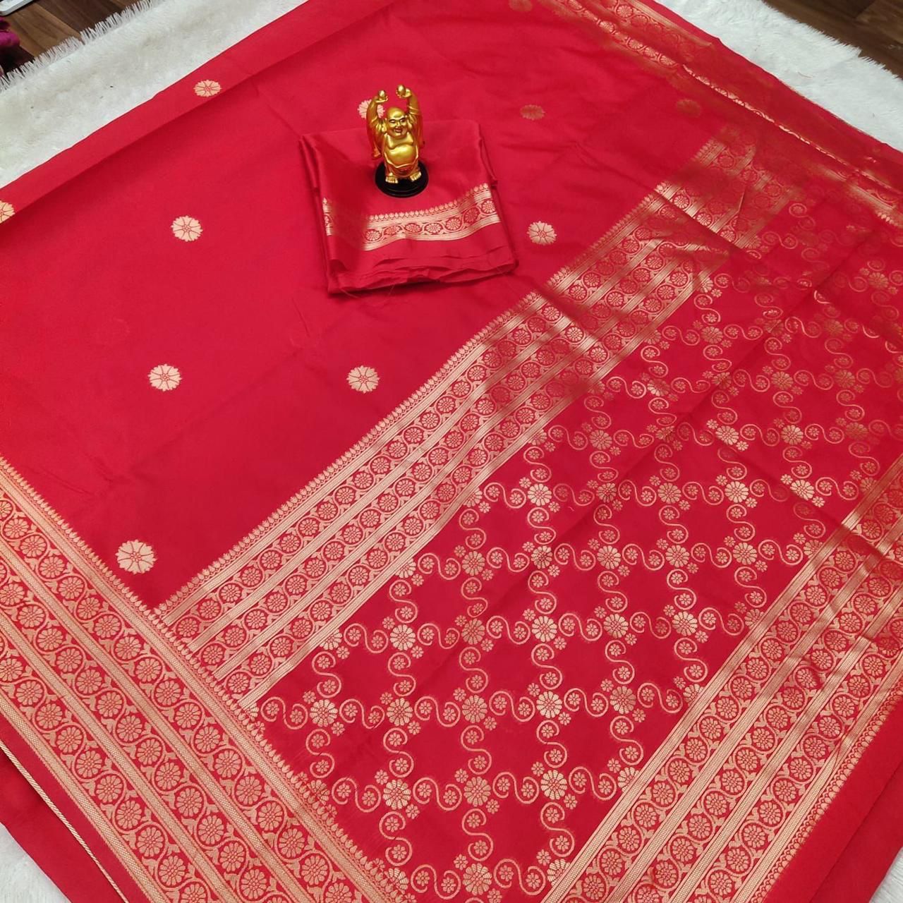 SOFT LICHI Semi-silk CLOTH saree 20581N
