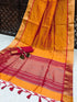 SOFT TUSSAR SEMI-SILK SAREE WITH ALL OVER BANDHANI STYLE 21031N