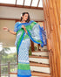 SOFT mono- cotton print SAREES 16148N