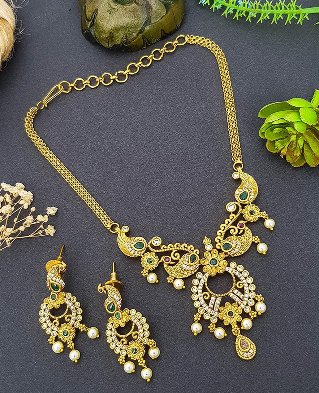 Sayara Collection Designer premium elegant Necklace Set 10549N-1