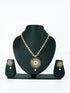 Sayara Collection Designerwear CZ Necklace set in diff colours 12881N