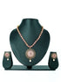 Sayara Collection Designerwear CZ Necklace set in diff colours 12881N