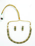 Sayara Collection Floral pattern Extremely gorgeous Party Wear Necklace Set 10537N - Griiham