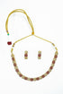Sayara Collection Floral pattern Extremely gorgeous Party Wear Necklace Set 10537N - Griiham