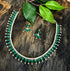 Sayara Collection Green Stone with Pearls Party Wear Necklace Set 1796N