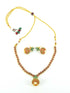 Sayara Collection Multi Color stone Party Wear Necklace Set 8776N - Griiham