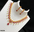 Sayara Collection Peacock drop CZ stone Party Wear Necklace Set 9403N - Griiham