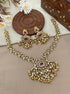 Sayara Collection Polki Necklace Set with rice pearls 14137N