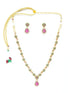 Sayara Collection multi Colour CZ stone Party Wear Necklace Set 11488N