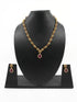 Sayara Collection multi Colour CZ stone Party Wear Necklace Set 11488N - Griiham