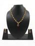 Sayara Collection multi Colour CZ stone Party Wear Necklace Set 11488N