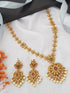 Sayara Gold Plated CZ Medium Size Necklace Set 13271N