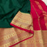 Semi Mysore Raw Semi-silk saree with broad contrast borders 15817N