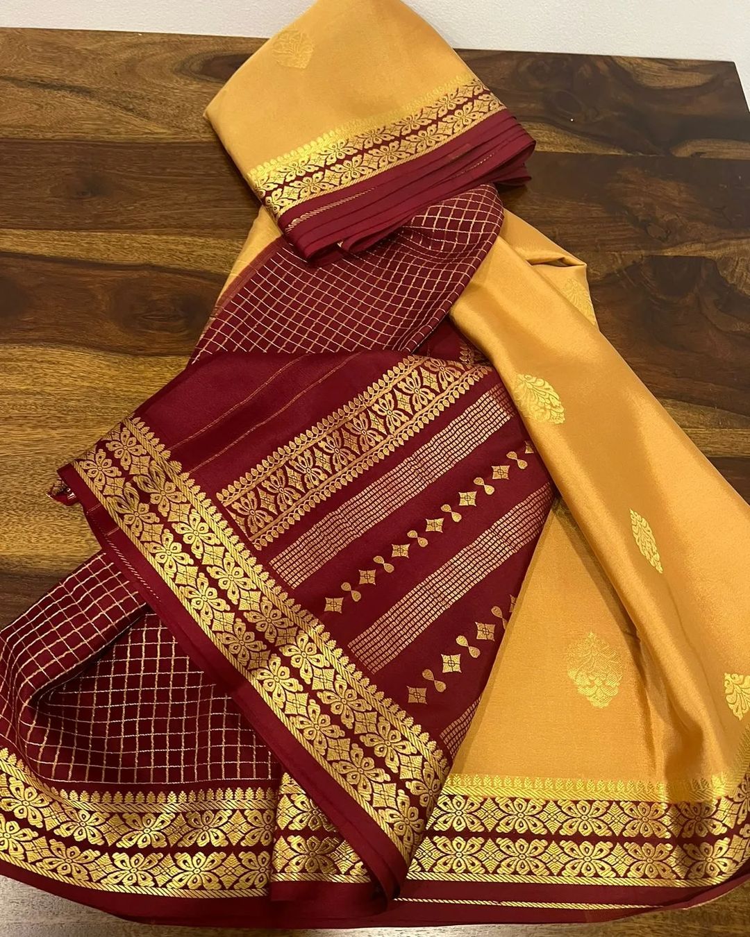 Semi-Mysore Semi-silk saree 13394N
