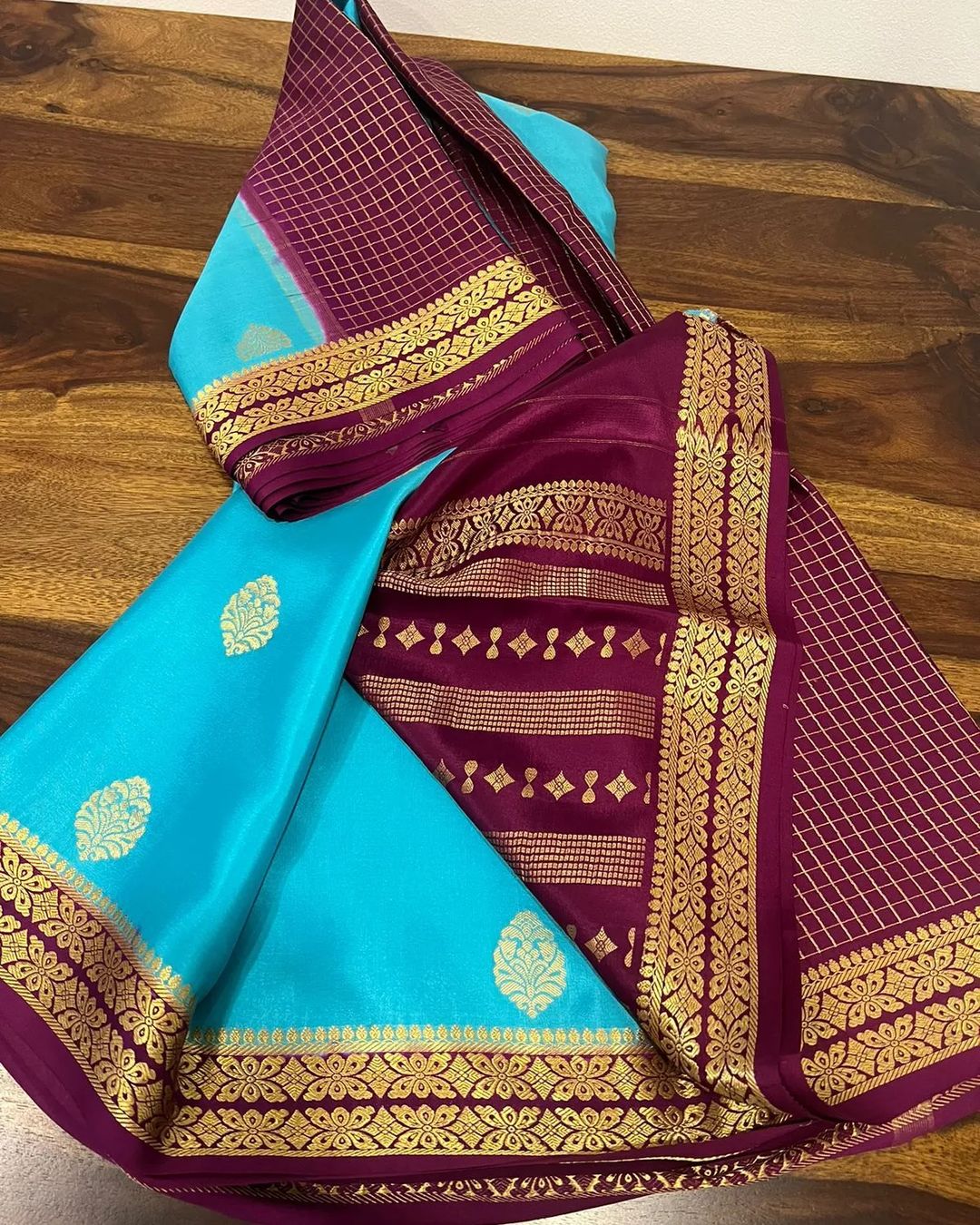 Semi-Mysore Semi-silk saree 13394N