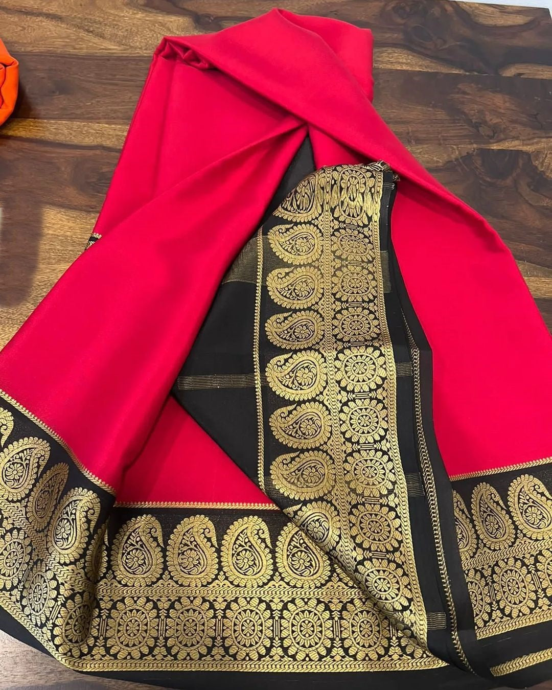 Semi-Mysore Semi-silk sarees 13220N
