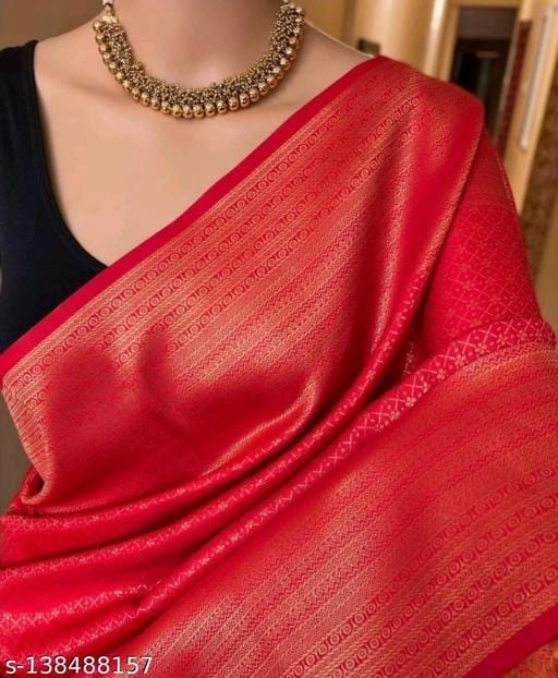 Semi-silk With extra ordinary jari work with Rich pallu saree 13107N