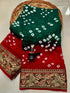 Semi-silk soft smooth Bandhej Saree 14942N