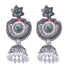 Silver Oxidised Cute Earrings 17774N