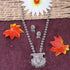 Silver Oxidised Elegant Necklace Set - Griiham