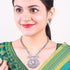 Silver Oxidised Elegant Necklace Set