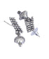 Silver Oxidised Plated Elegant Necklace Set - Griiham