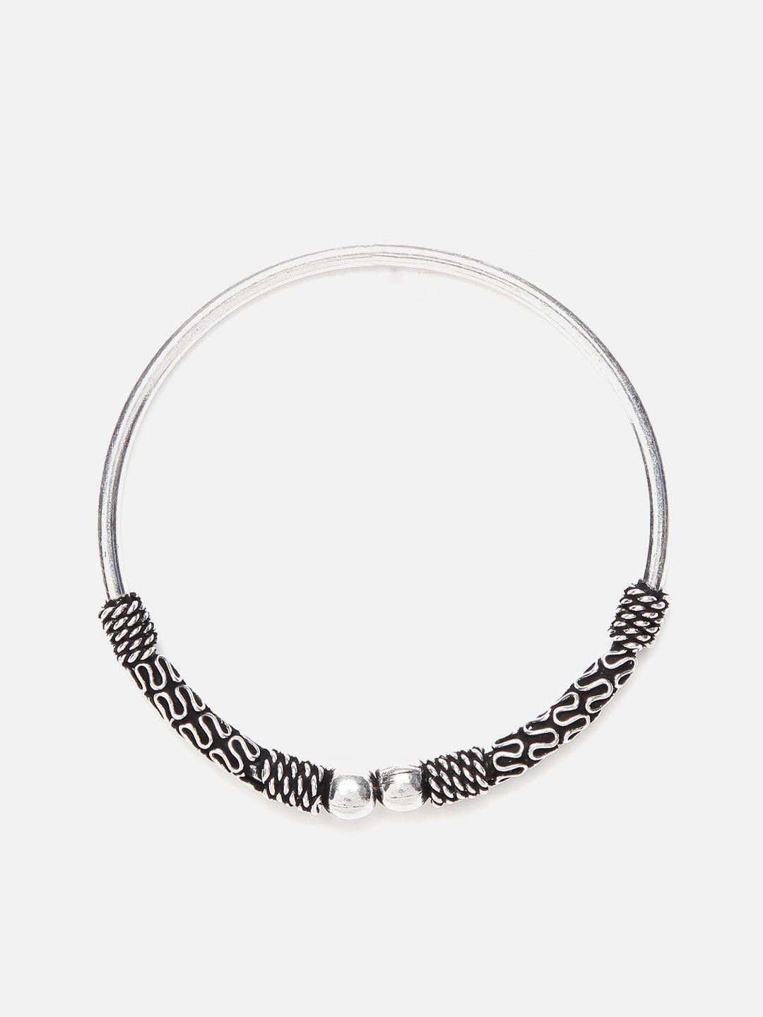 Silver Oxidised Victorian Design Full set NNJ12-30 - Griiham