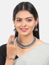 Silver Oxidised Victorian Design Full set NNJ12-321-5774N - Griiham