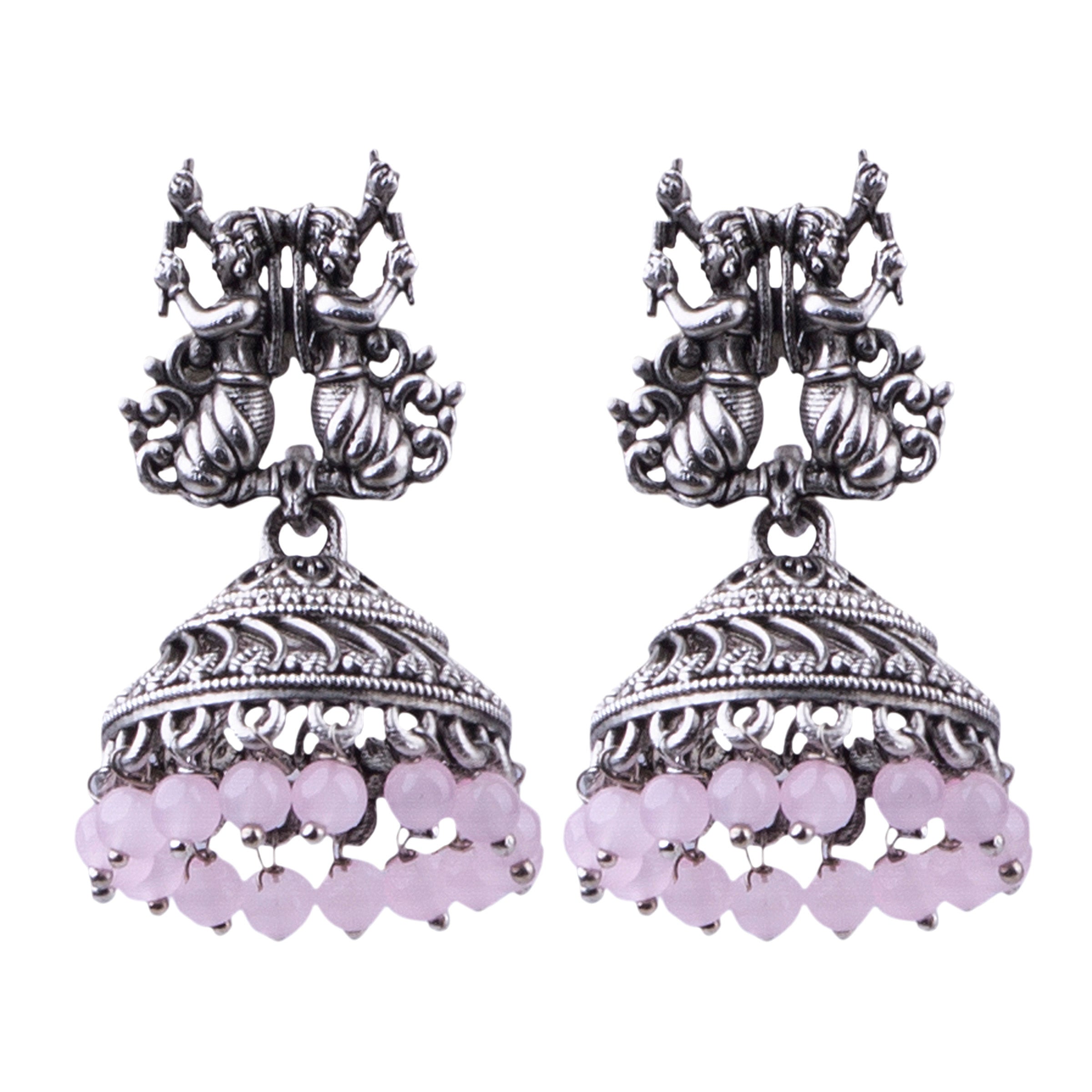 Silver Plated Cute Earrings 17777N