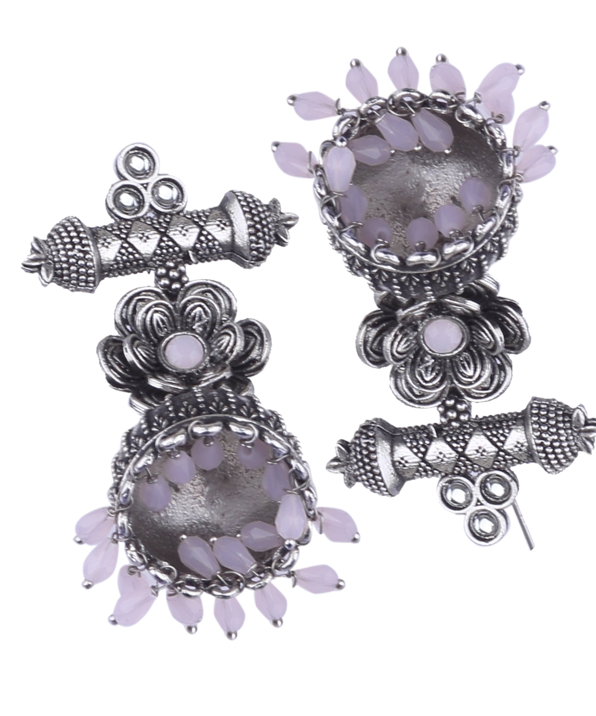 Silver Plated Cute Earrings 17786N