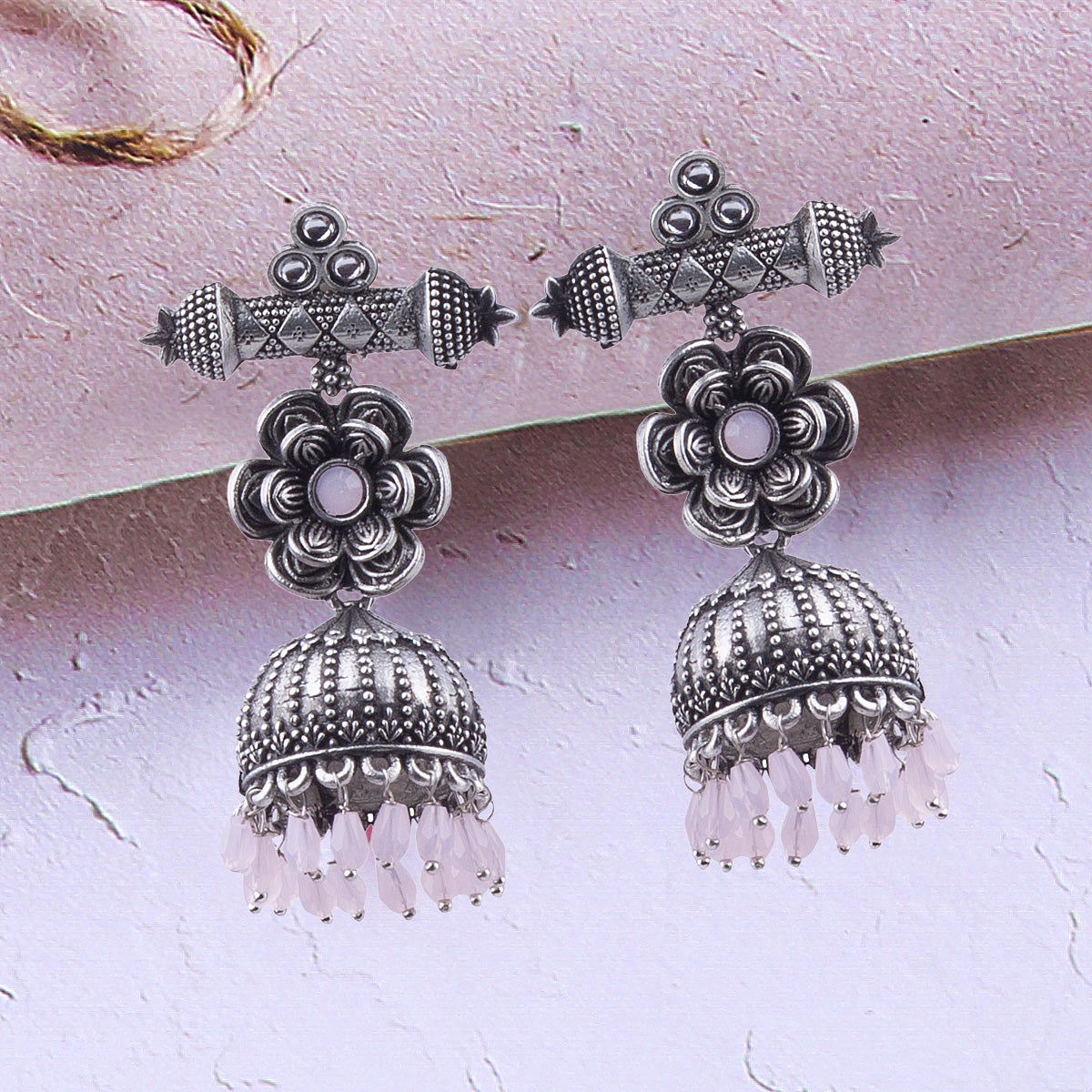 Silver Plated Cute Earrings 17786N
