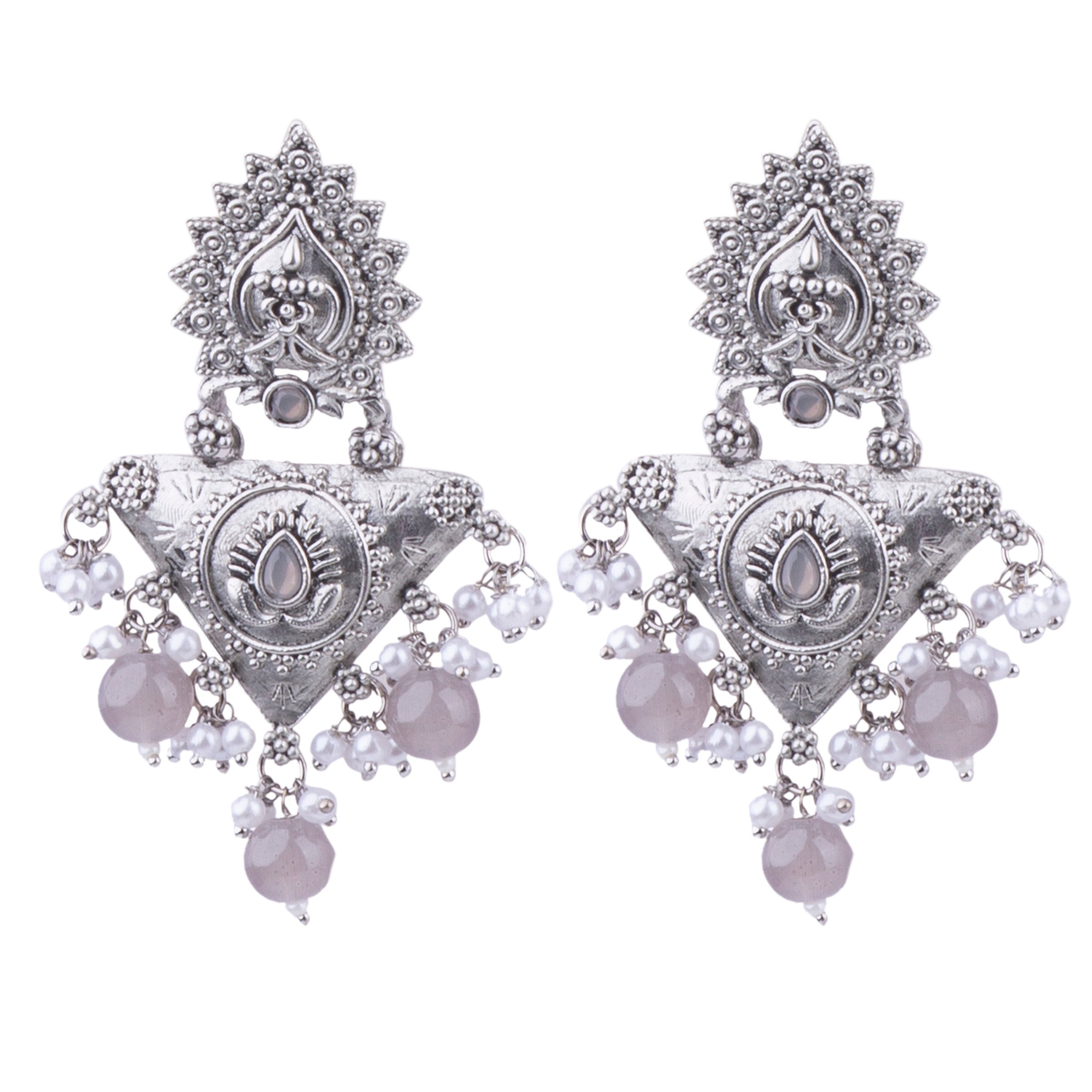 Silver Plated Cute Earrings 17791N