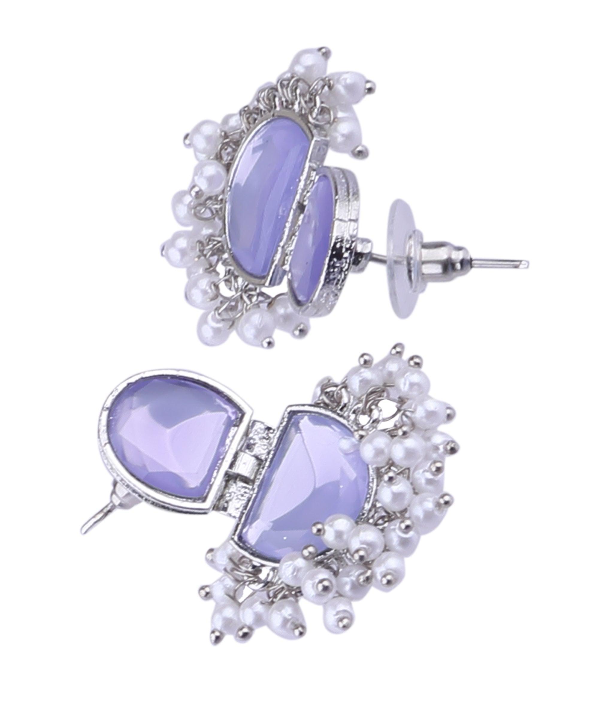 Silver Plated Cute Earrings 17796N - Griiham