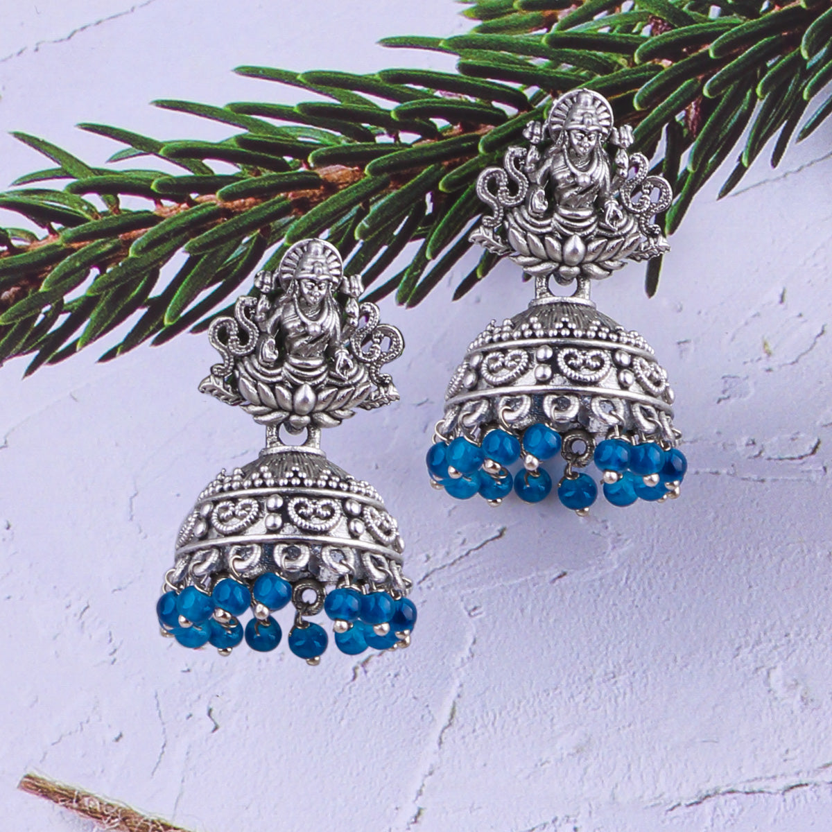 Silver Plated Cute Earrings 17802N
