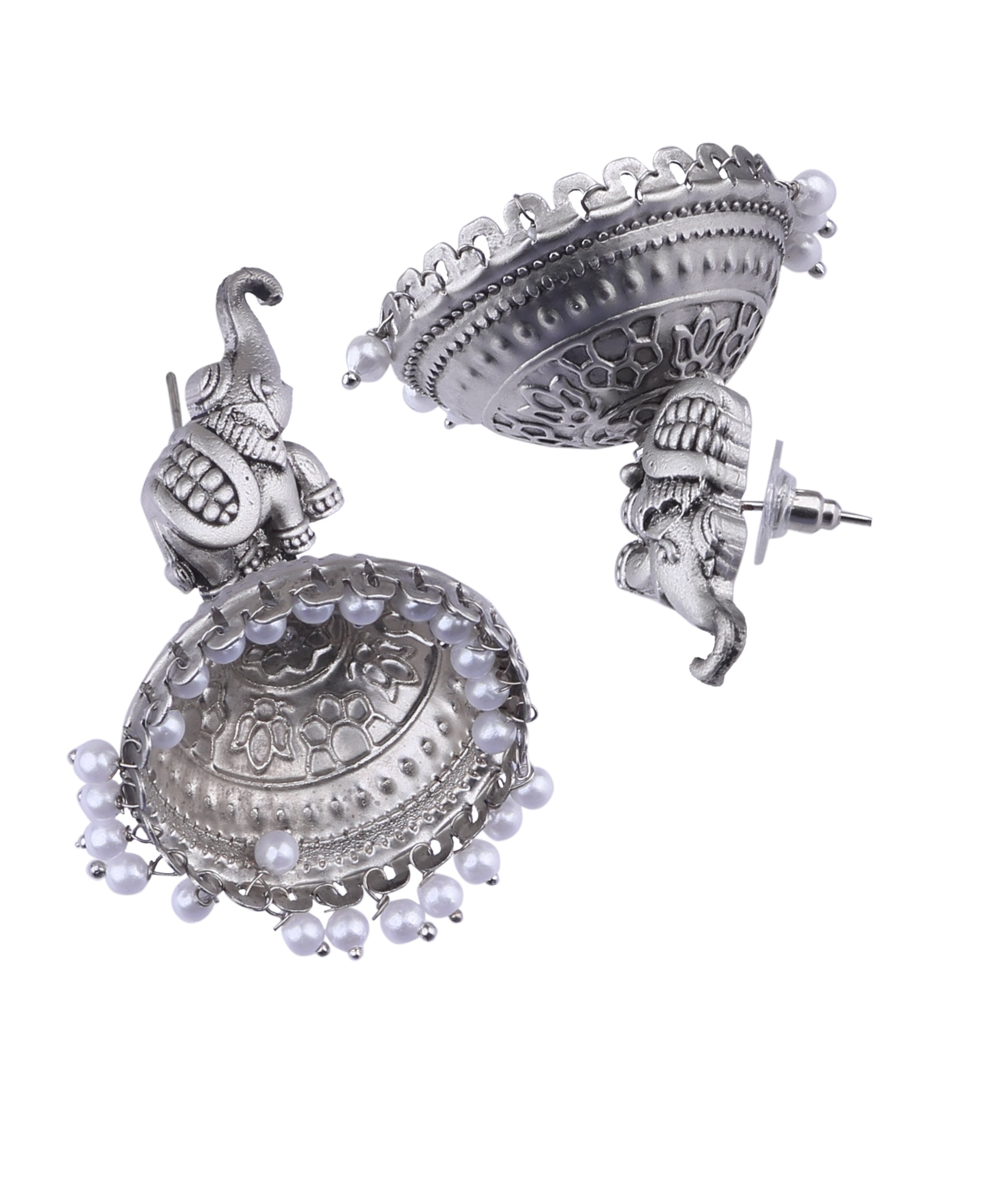 Silver Plated Cute Earrings 17805N