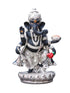 Silver Plated Grand Unique Ganesha Statue idol with Height 19.5cm - Griiham