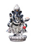Silver Plated Grand Unique Ganesha Statue  idol with Height 19.5cm