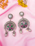 Silver Plated Oxidised Jhumki /Earrings 17113N