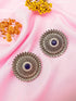 Silver Plated Oxidised Jhumki /Earrings 17123N - Griiham
