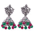 Silver Plated oxidised Earrings Jhumka - Griiham