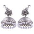 Silver Plated oxidised Earrings Jhumka - Griiham