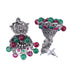Silver Plated oxidised Earrings Jhumka - Griiham