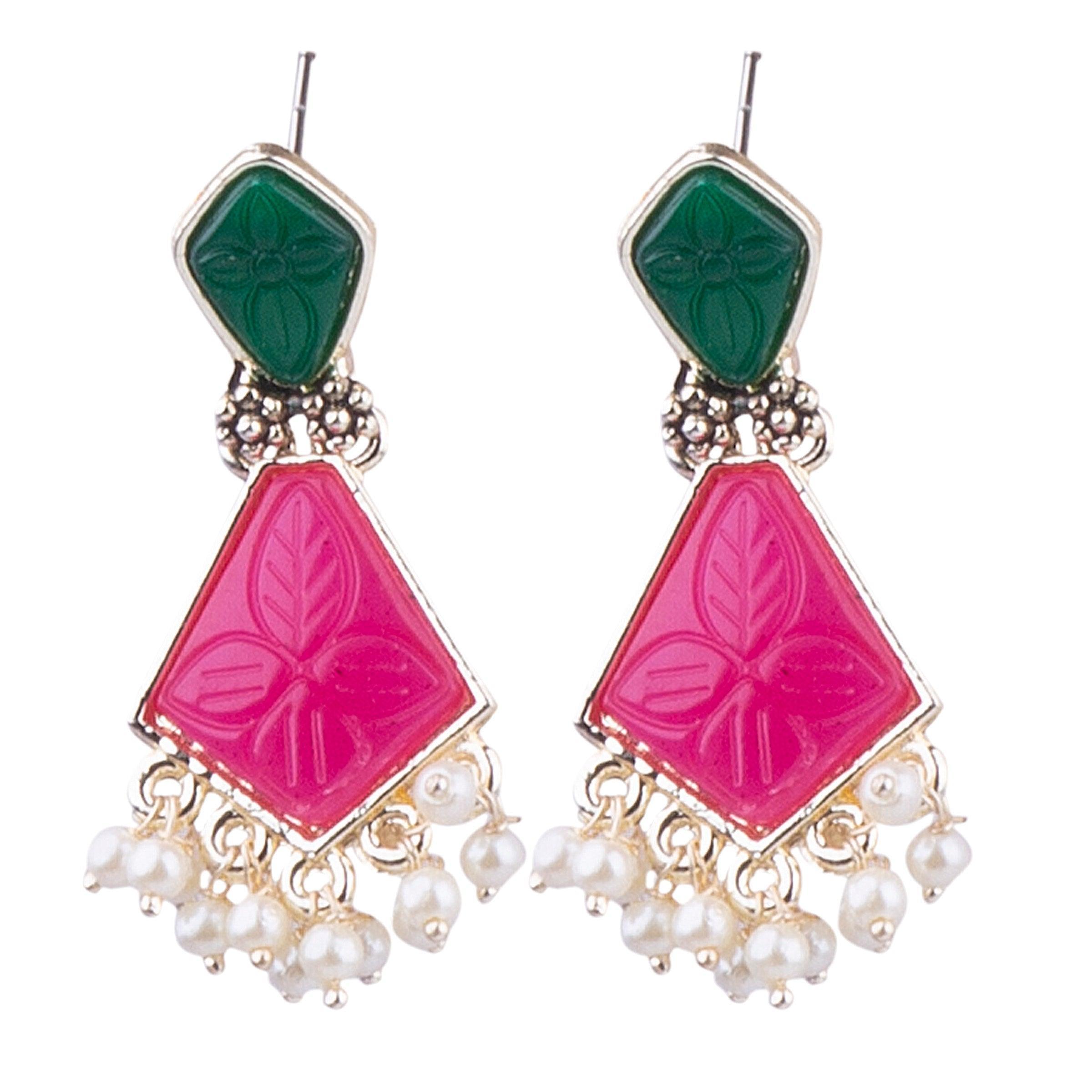 Silver Plated oxidised Earrings Jhumka - Griiham