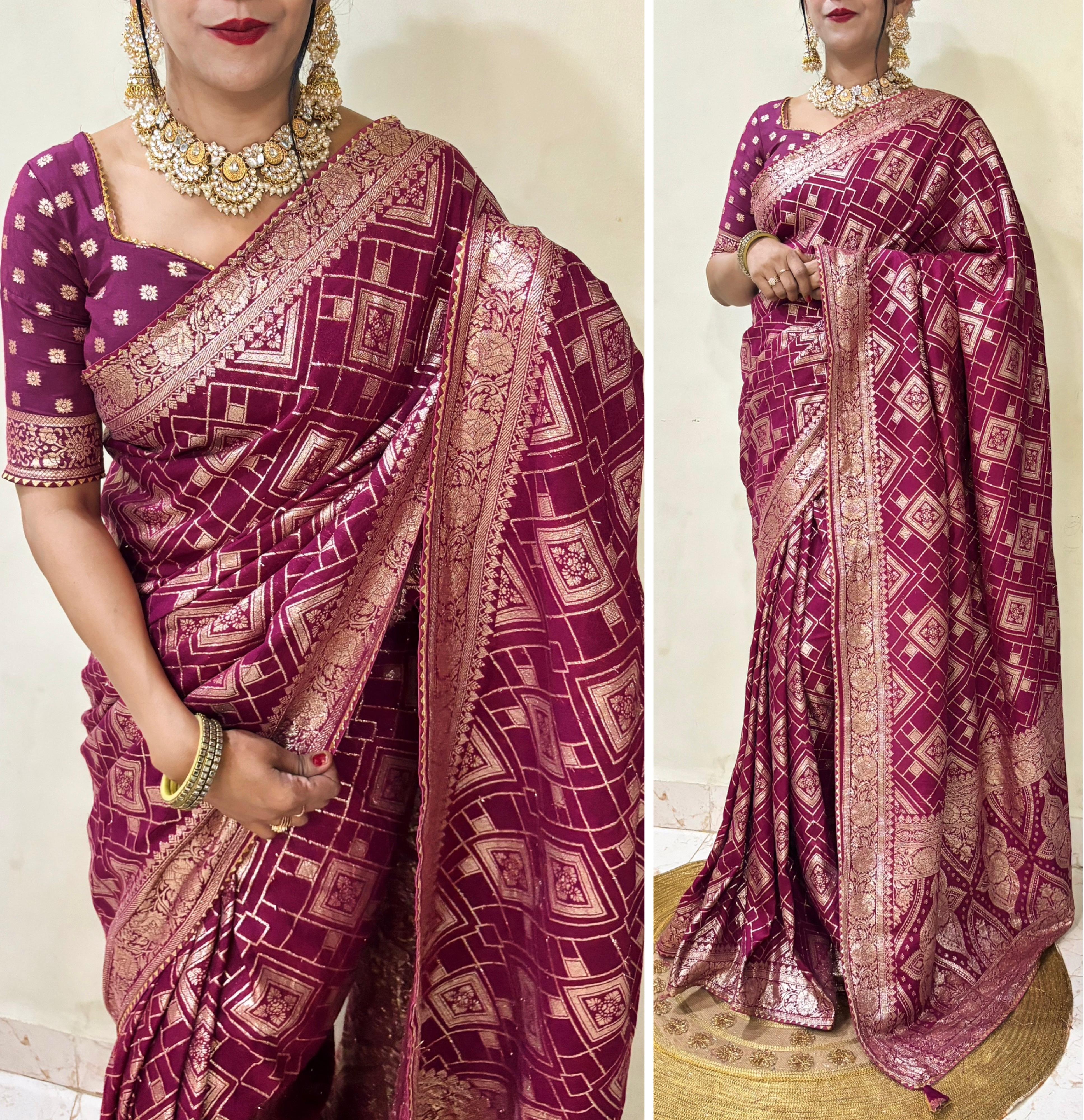 Soft Dolla Semi-Silk Fabric With Beautiful Weaving Saree 21178N