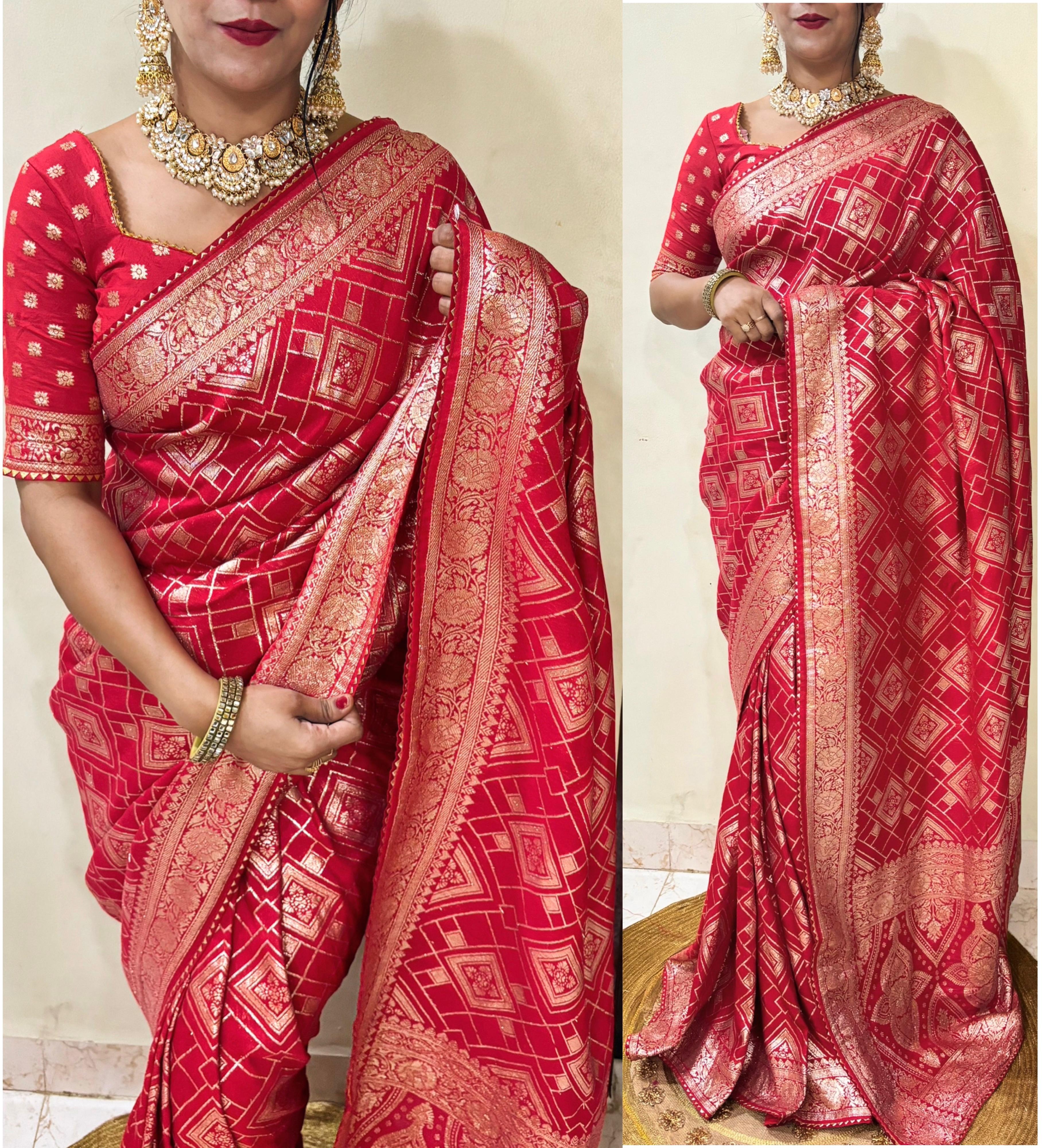 Soft Dolla Semi-Silk Fabric With Beautiful Weaving Saree 21182N