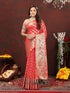 Soft Lehriya Semi silk Saree with  meenakari weaving and Rich Zari weaving Pallu 21672N