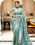 Soft Lichi Semi-Silk Saree With Jacquard Weaving Work 20526N