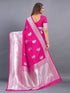 Soft Lichi Silk saree with beautiful Silver Zari weaving with Rich Pallu 20600N