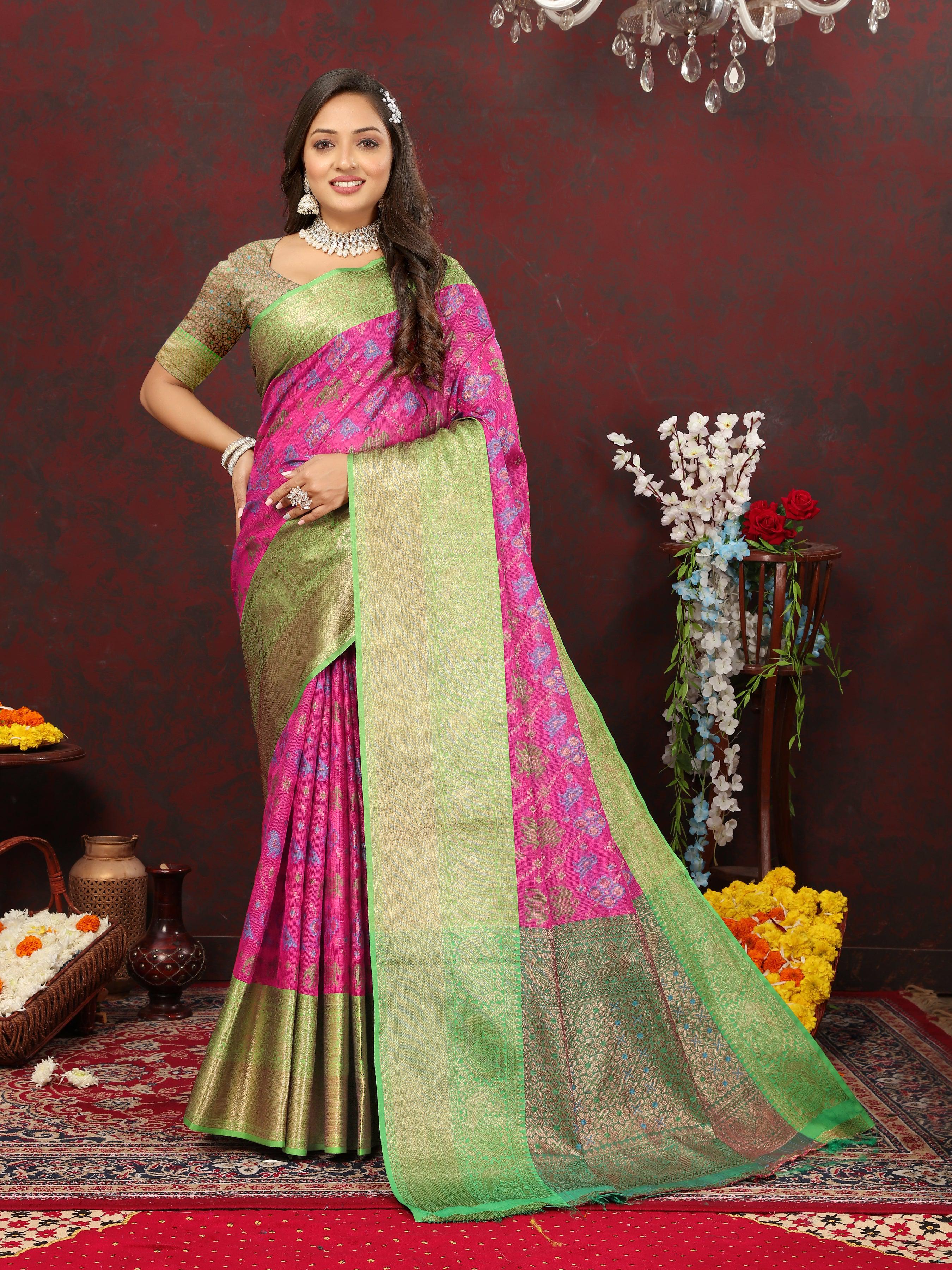 Soft Mono cotton  saree with zari  weaving design With Rich Zari 21631N