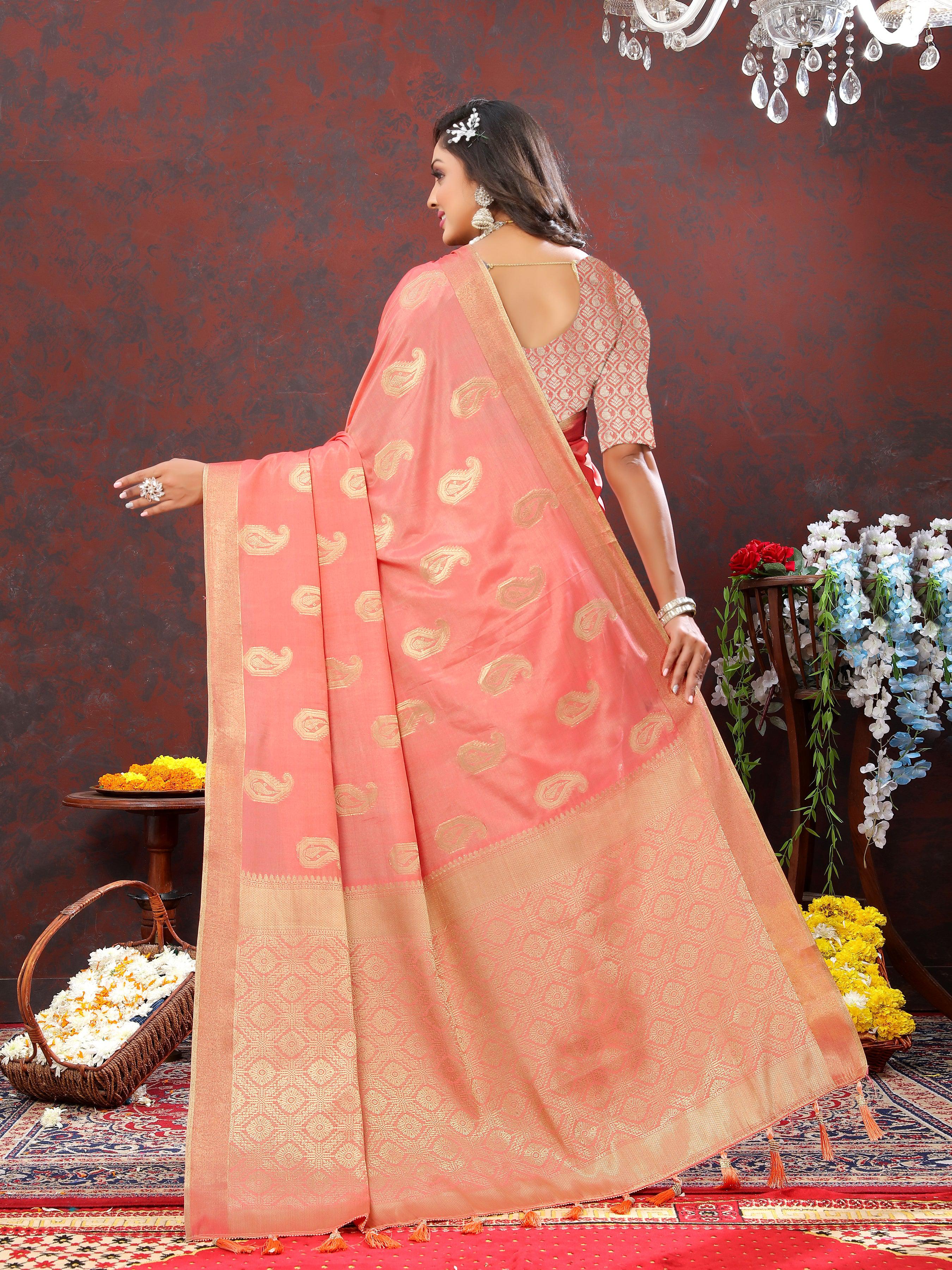 Soft Mono cotton  saree with zari  weaving design With Rich Zari 21660N